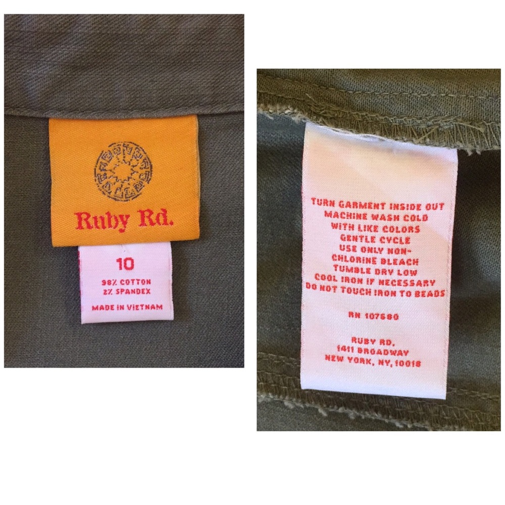 Ruby Rd. Turquoise Embellished Jacket - image 5